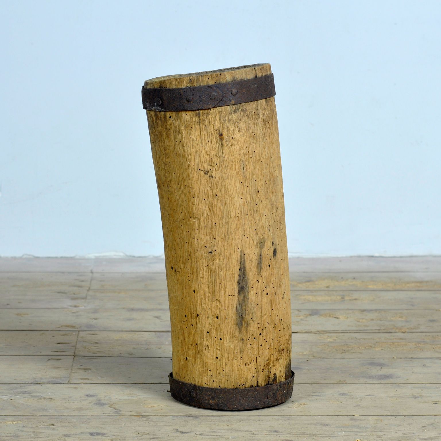 Primitive Storage Barrel, Circa 1900 photo 125.0