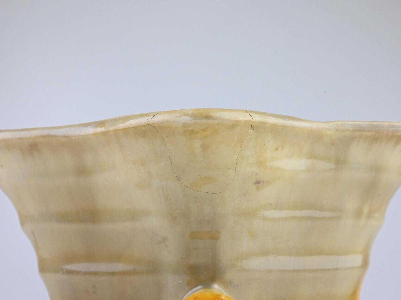 photo for sale Antique German Art Deco Ceramic Vase, German Pottery, Ceramic Flower Vase, Brown Ceramic Vase, Ceramic Vase, Art Deco Vase, Old Vase