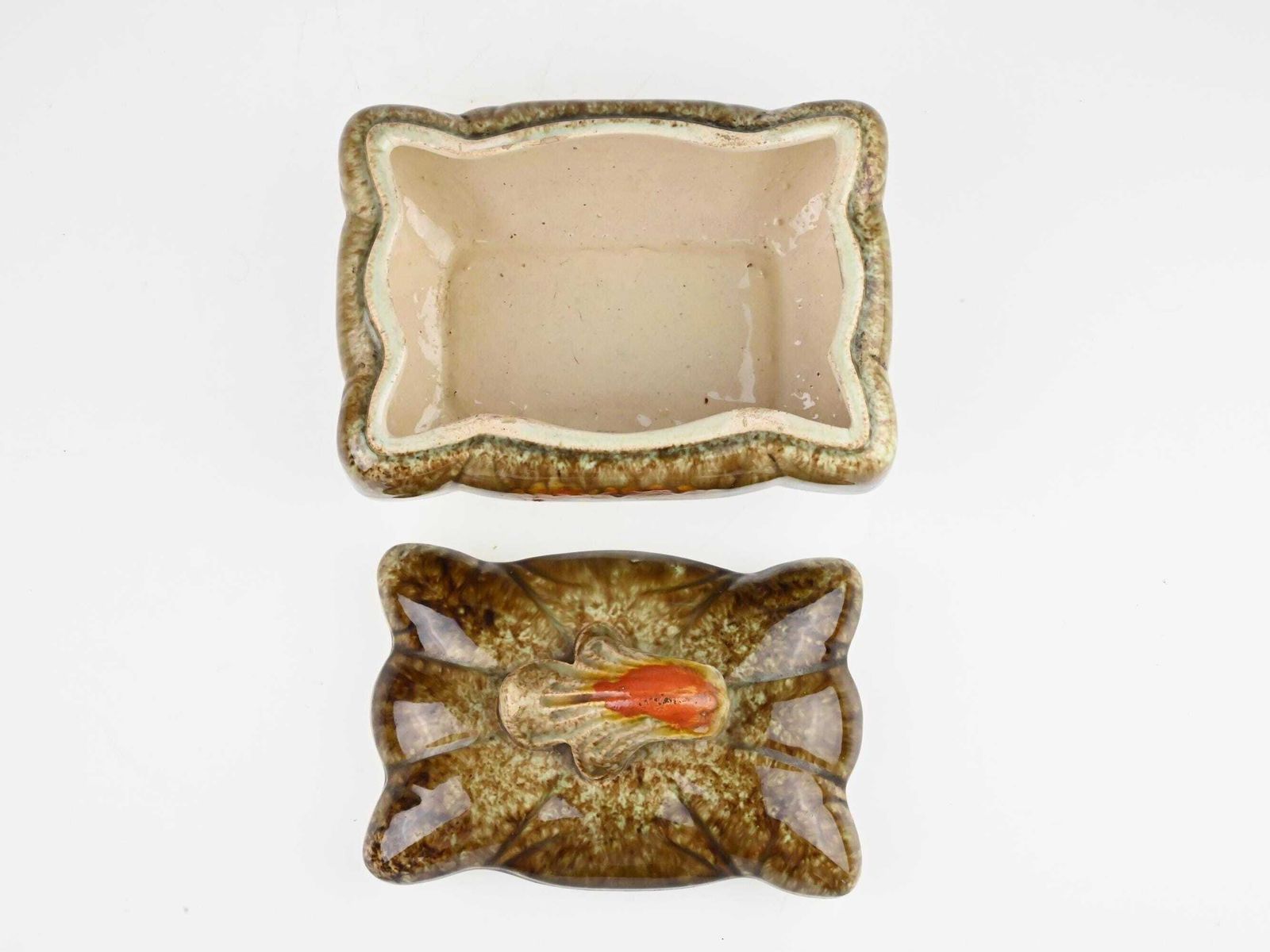 photo furniture Antique German Art Deco Ceramic Box With Lid, German Pottery, Ceramic Box, Antique Trinket Box, Decorative Box, Collectible Ceramic