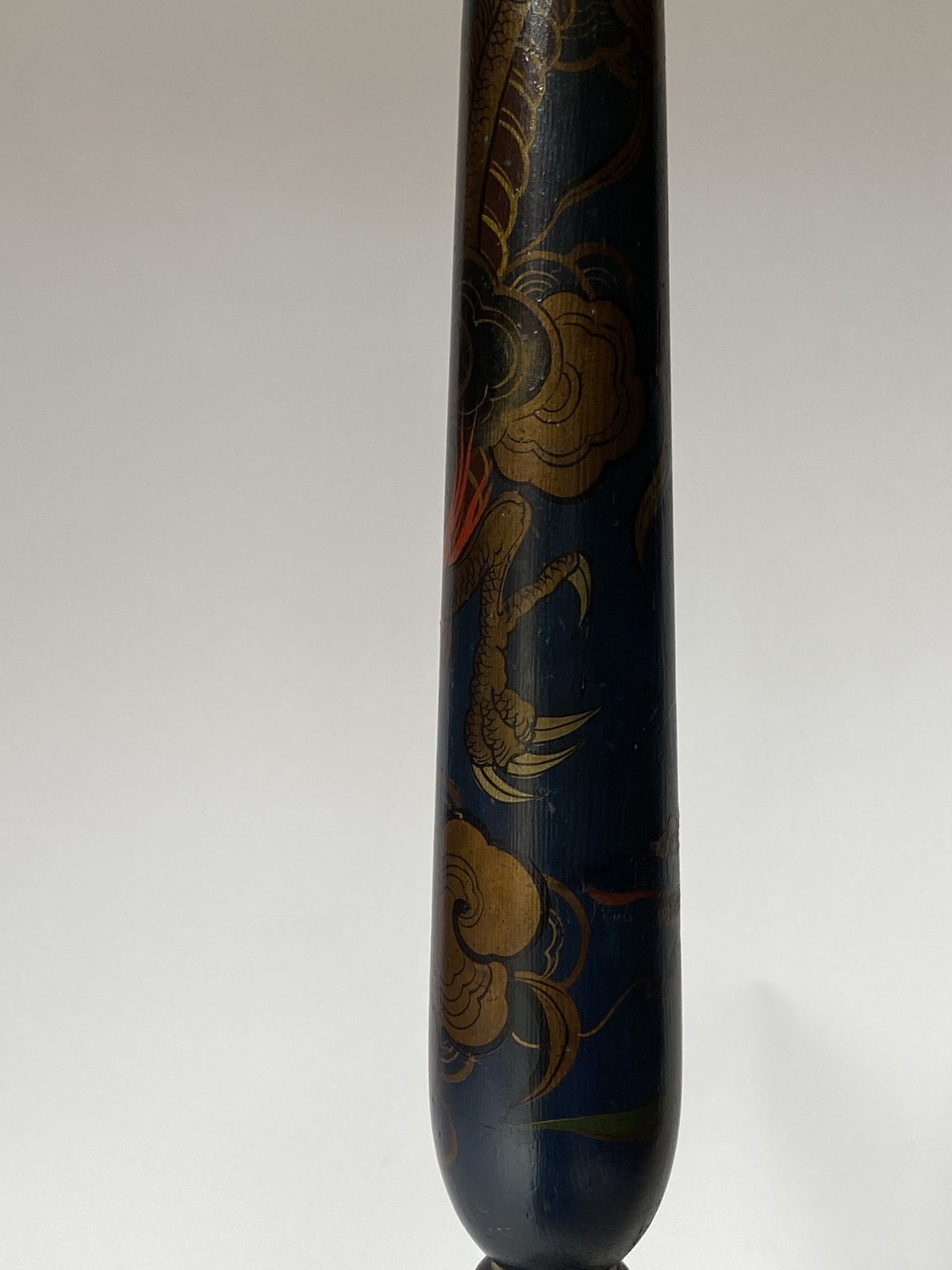 395.0 Chinoiserie Decorated Standard Lamp Circa 1930s photo