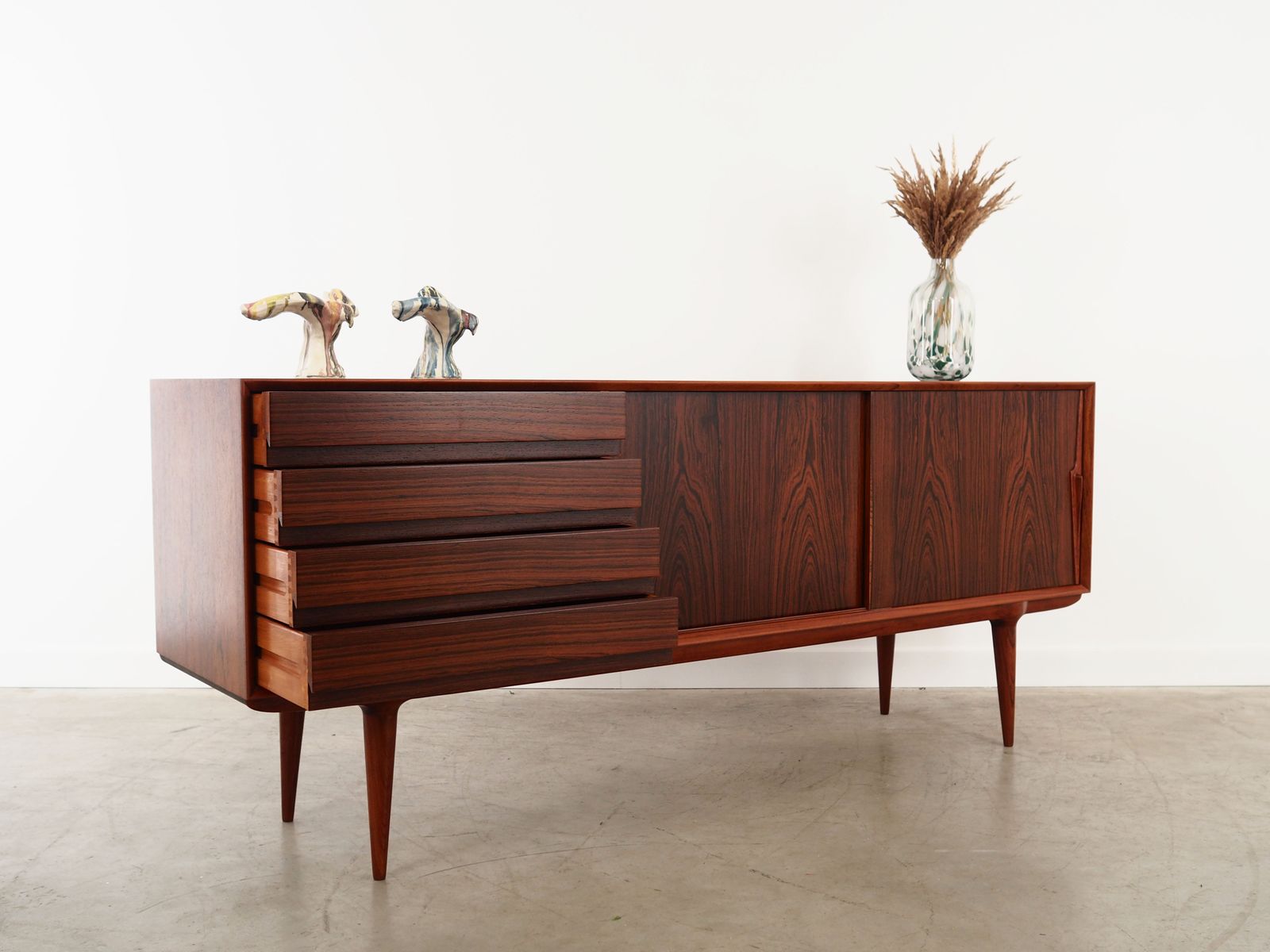 Vintage Sideboard, Danish Design, 1970s, Manufactured By Omann Jun photo vinterior