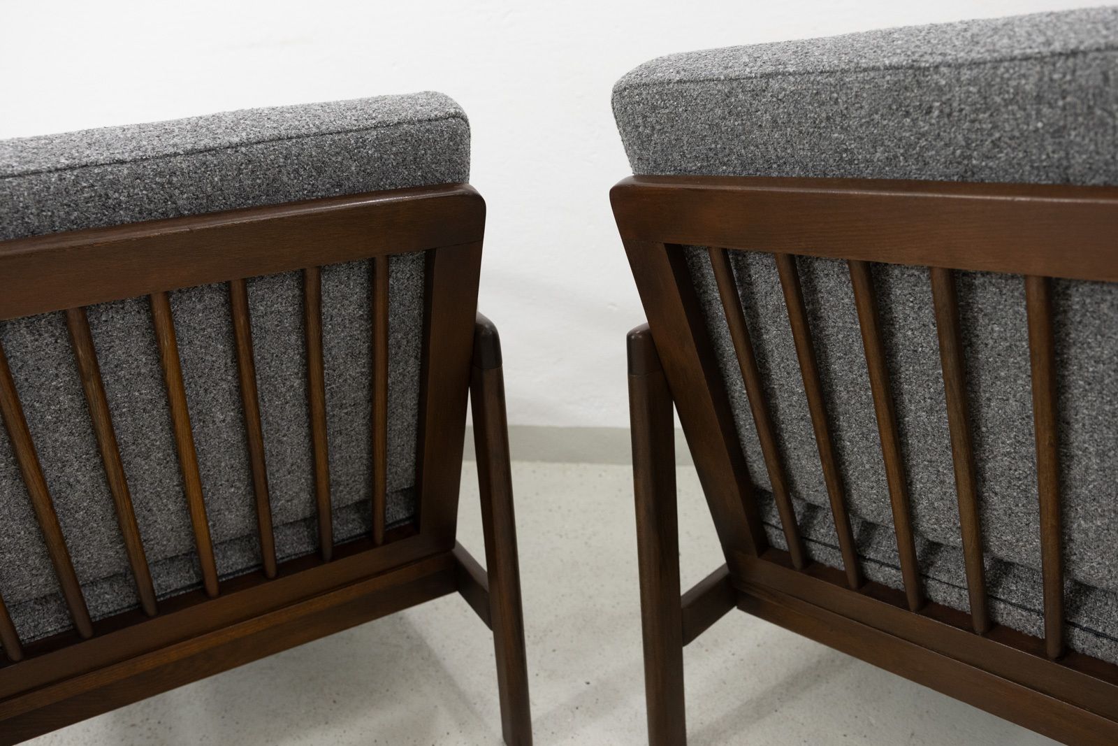Mid Century Modern Armchairs By Zenon Bączyk, 1960's, Set Of 2 photo vintage
