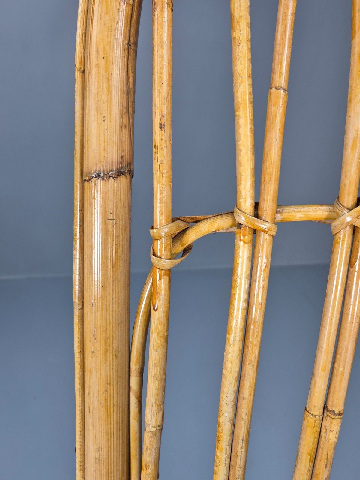 photo buy Vintage Franco Albini Style Cane Rattan Rocking Chair 1970s Retro Eb9702 Vber