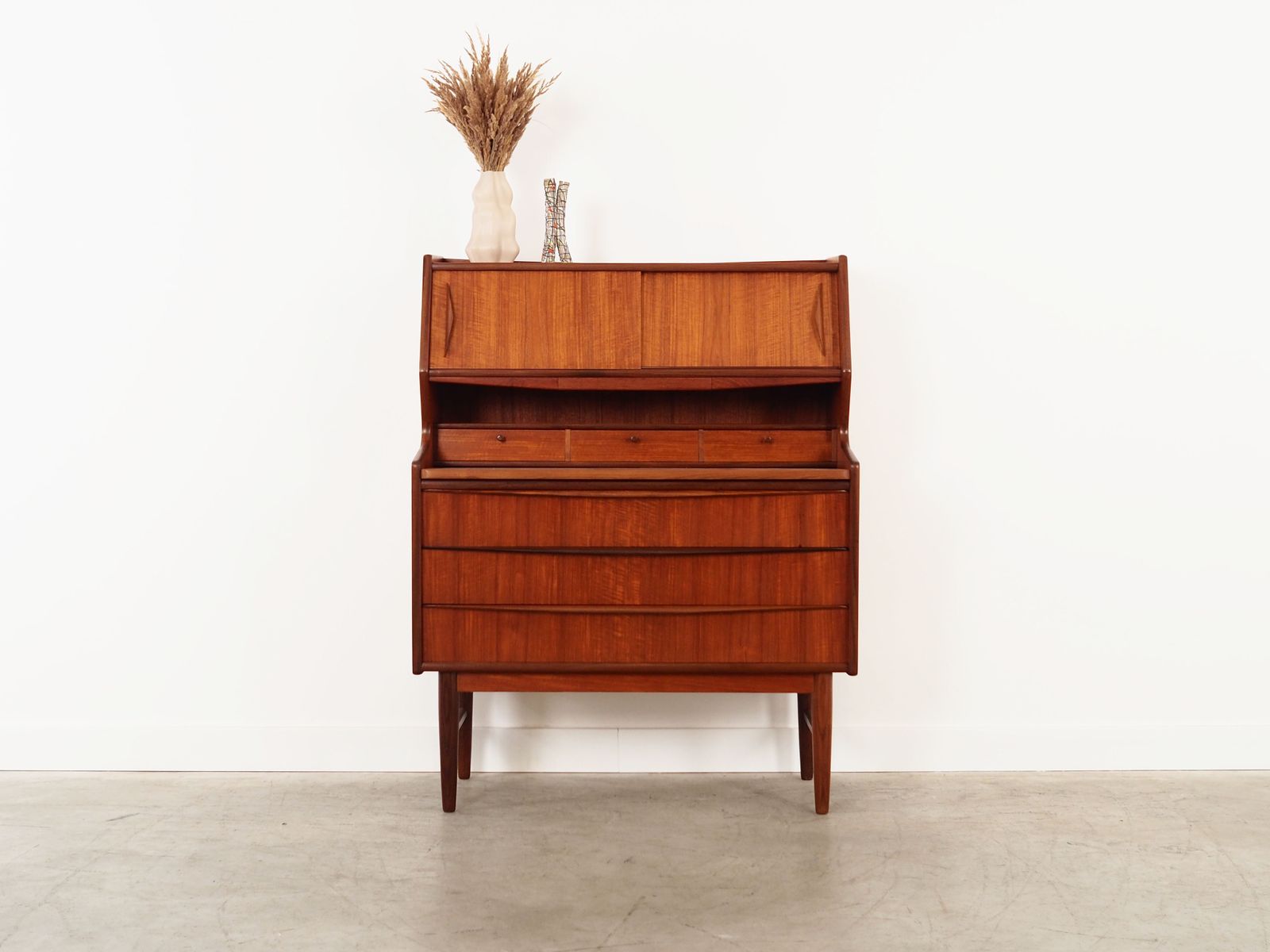 Teak Secretary, Danish Design, 1970s, Production: Denmark photo for sale