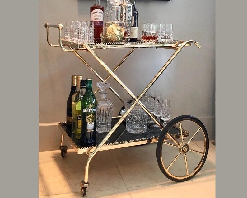 Vintage Messing Barkar | In De Stijl Van Maison Jansen/Cesare Lacca photo Meubels