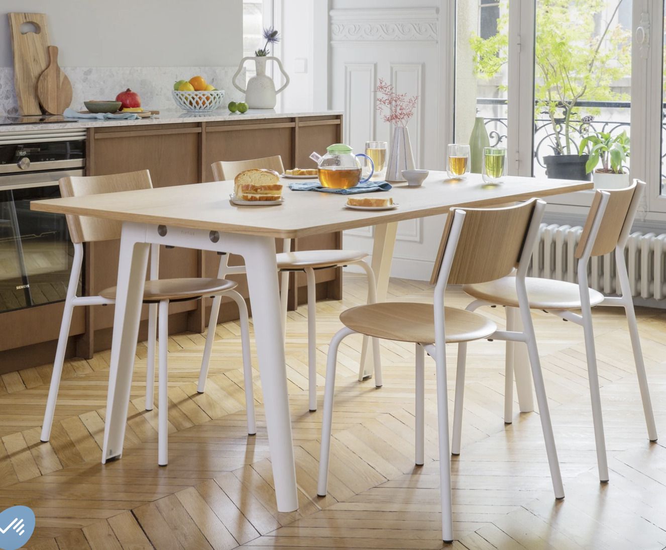 Tiptoe Table And 6 Chairs, 21st Century photo buy