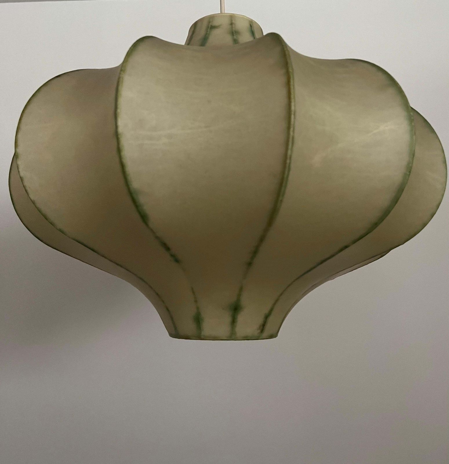 photo vinterior Mid Century German "Cocoon" Chandelier By Goldkant Leuchten, 1970s