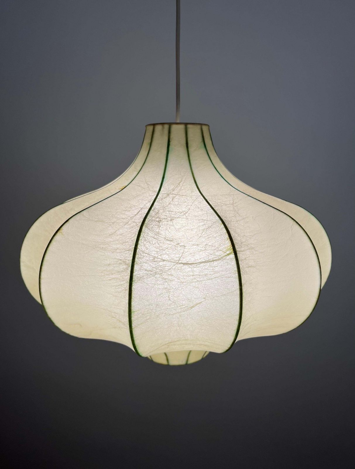 photo buy Mid Century German "Cocoon" Chandelier By Goldkant Leuchten, 1970s