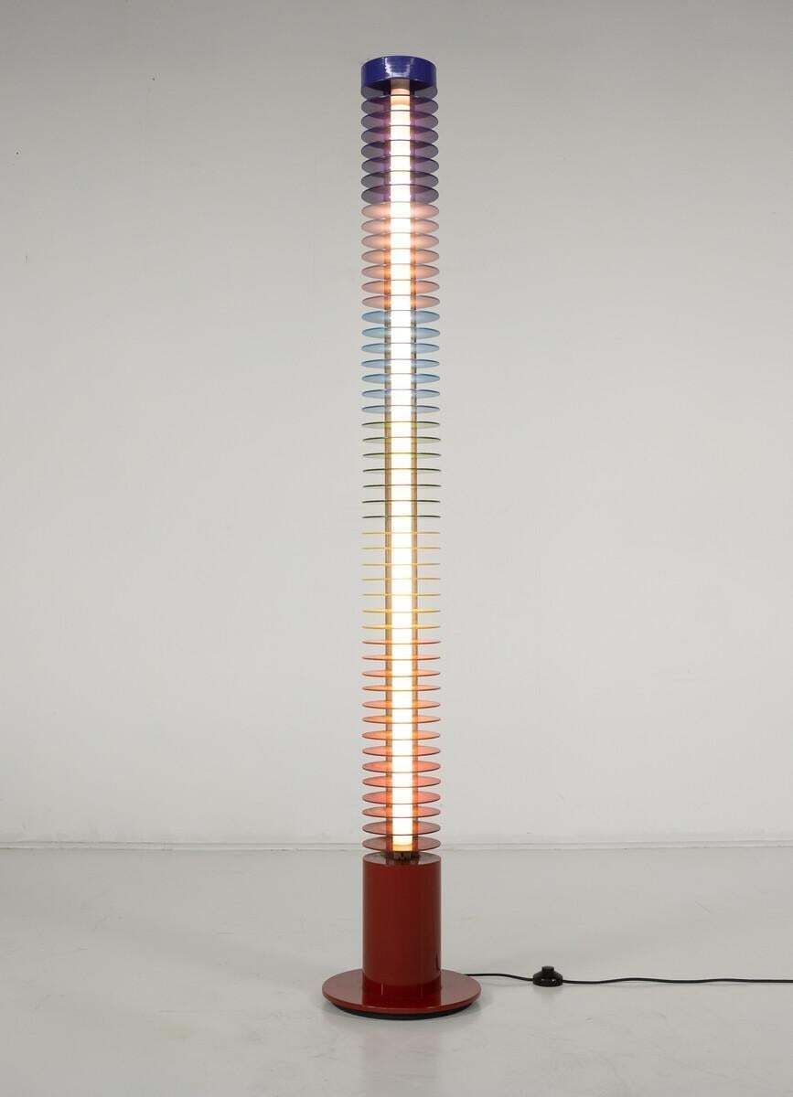 Floor Lamp Model "Iride" By Ico Parisi, Manufactured By Lamperti, Italy photo for sale