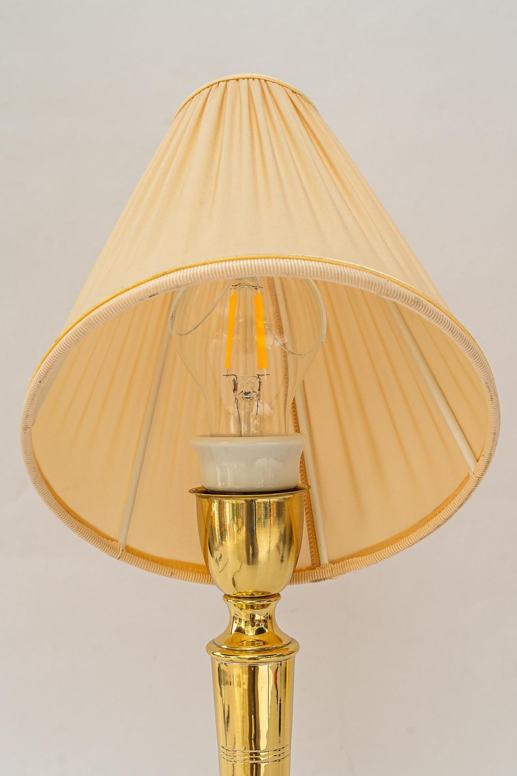 Art Deco Table Lamp With Fabric Shade Vienna Around 1920s photo buy
