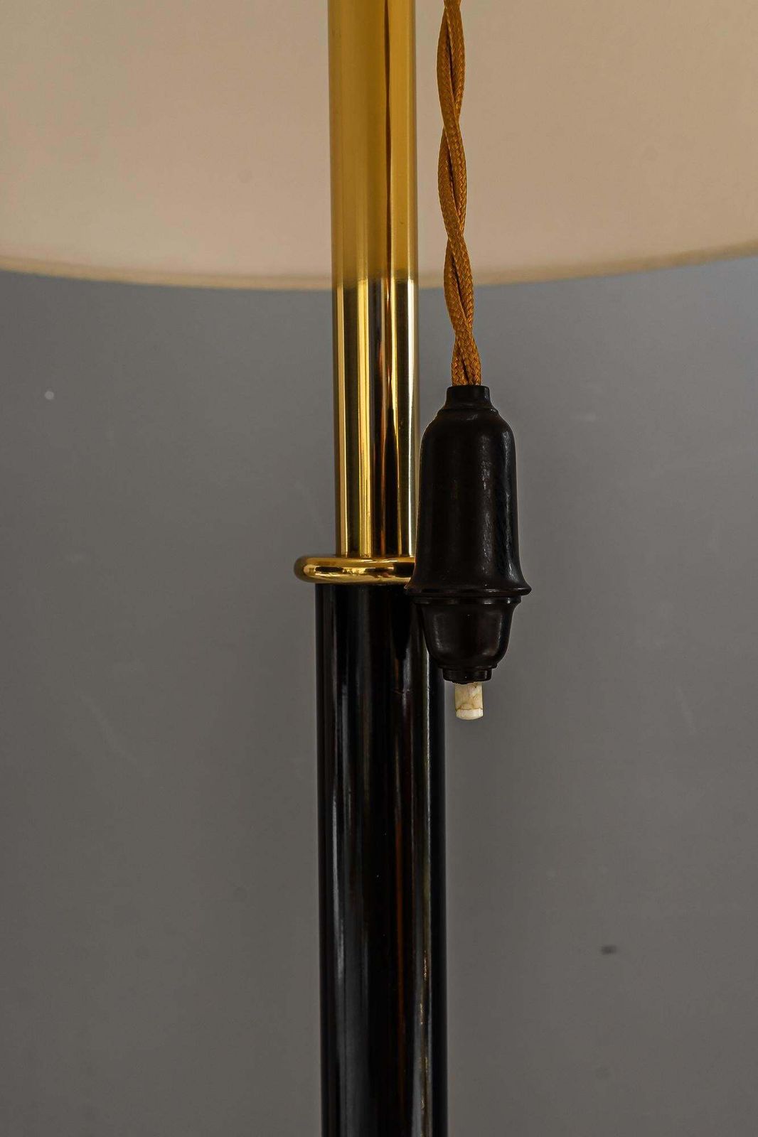 Rupert Nikoll Floor Lamp With Fabric Shade Vienna Around 1950s photo 1409.0