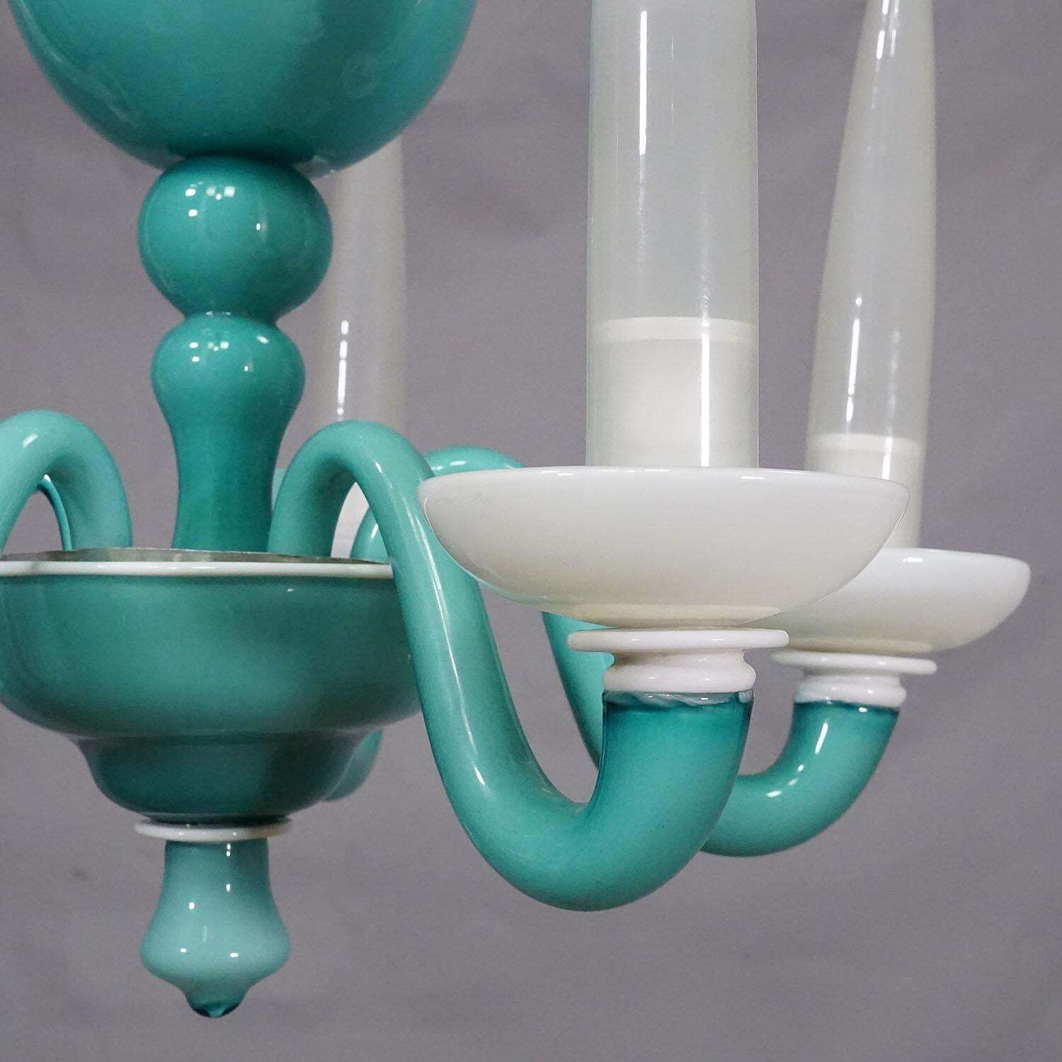 Murano Art Glass Chandelier By Gio Ponti For Venini 1940s photo vinterior