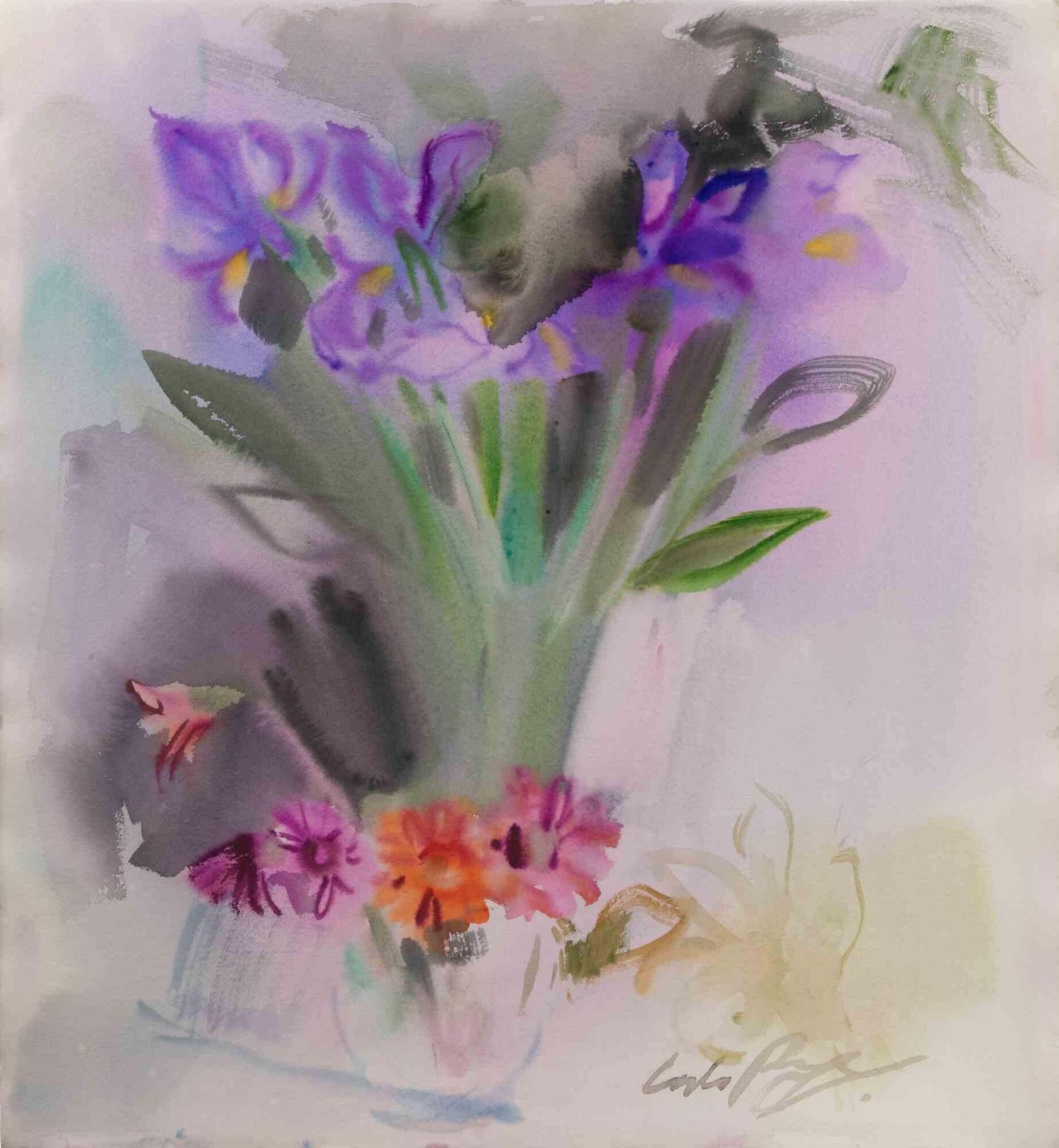 Carlo Ravagnanstill Life   Drawing By Carlo Ravagnan   1960s1960s