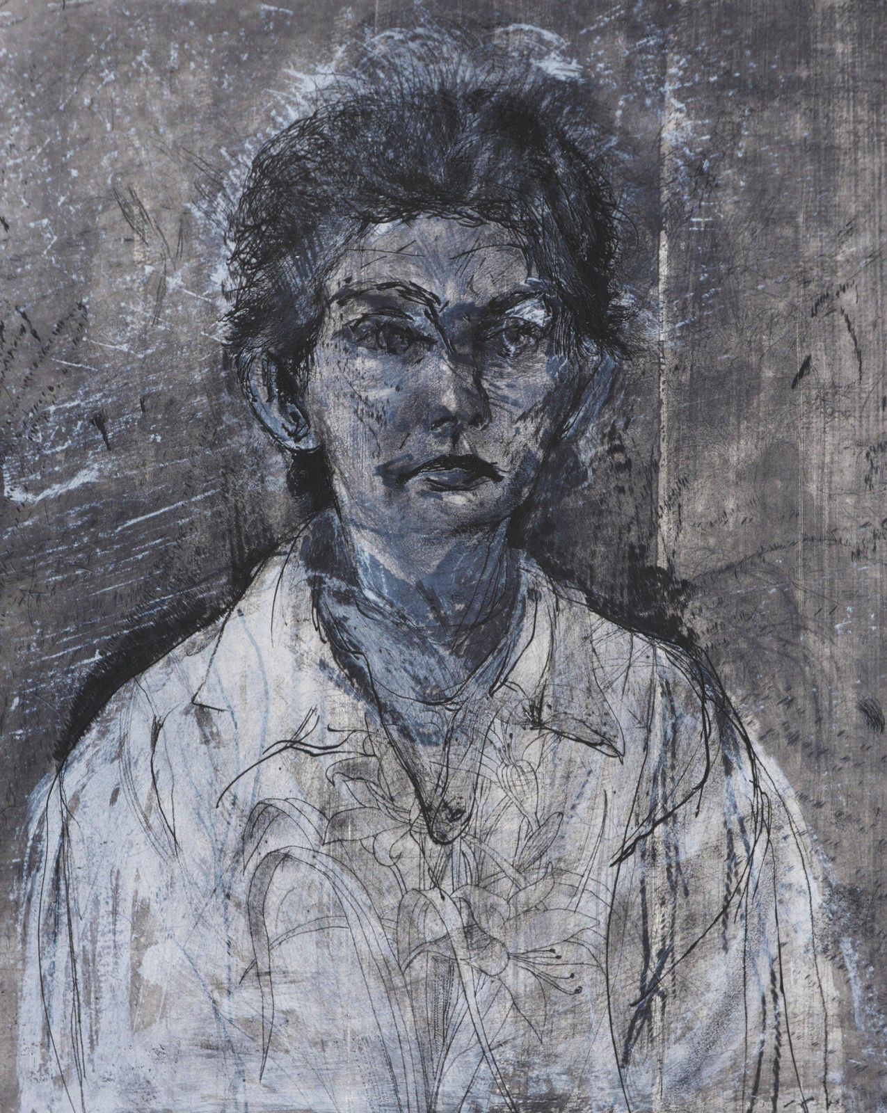 Jim Dinenancy Outside In July Xxii (Ten Layers Of Grey)   Original Handsigned Etching1981 photo Art