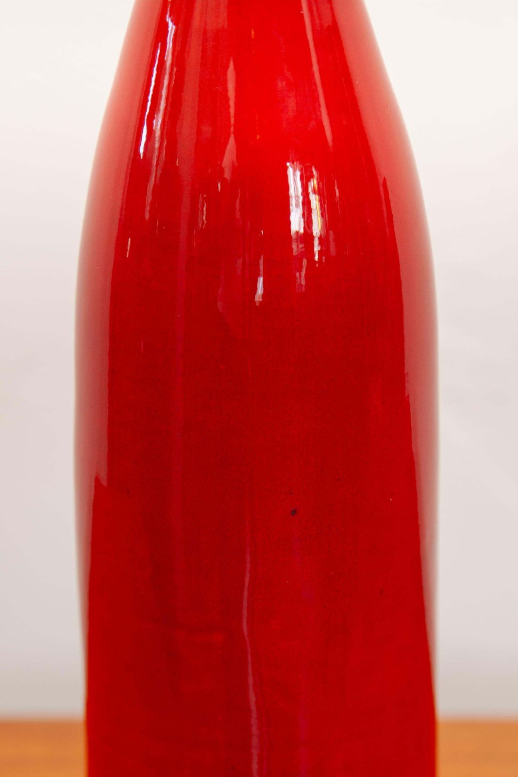 photo furniture Red Glazed Ceramic Vase Designed By Amphora, Belgium
