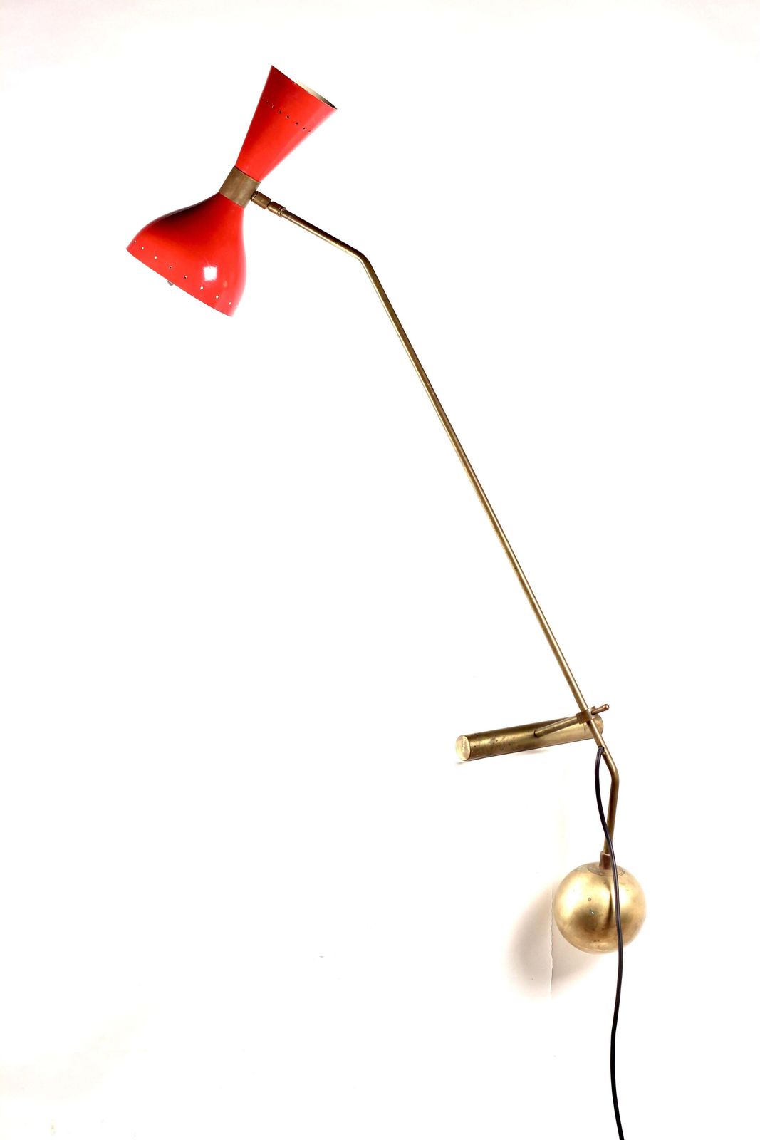 Italian Stilnovo Style Counterweight Desk Lamp, Liguria, 1950s photo furniture