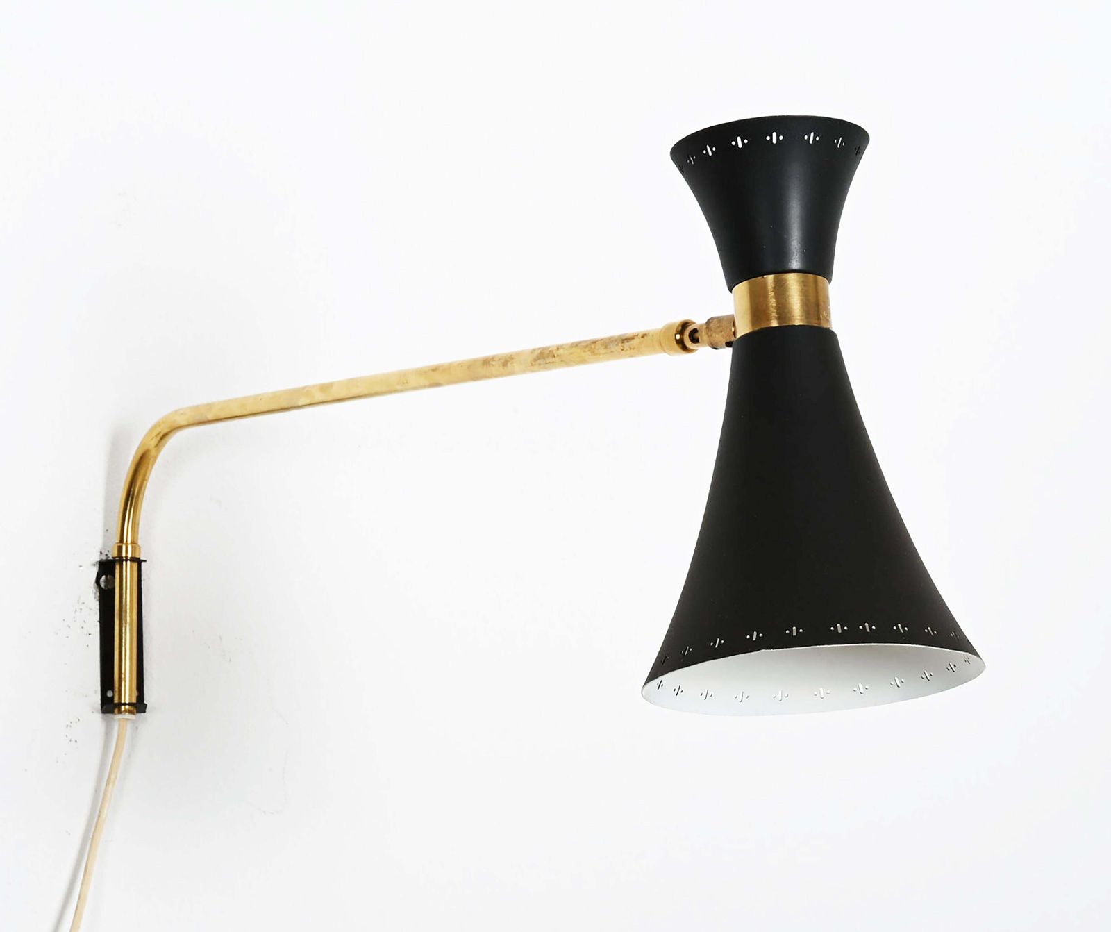 Brass Swivel Mounted Wall Lamp By Ewa photo furniture