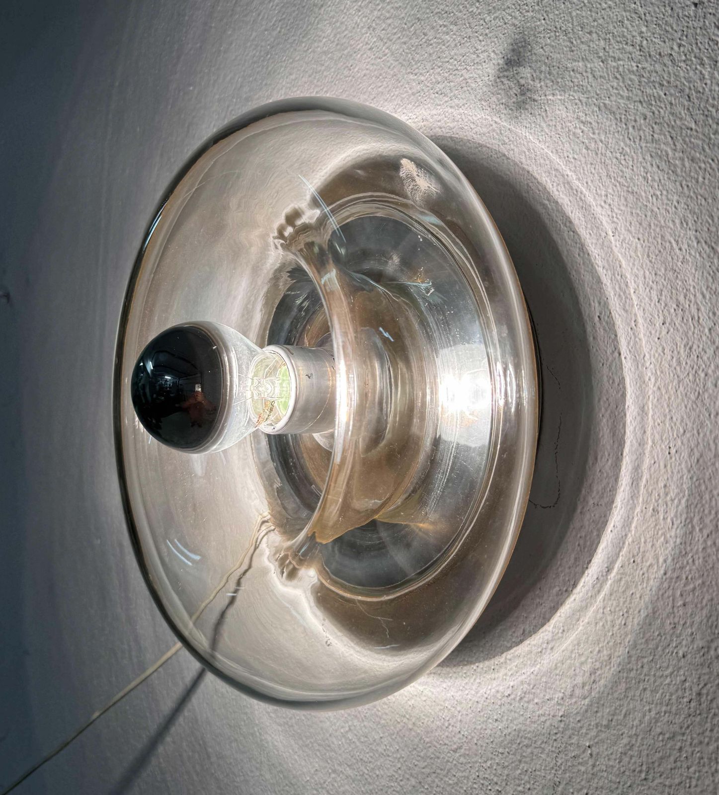 Mid Century Doria Handblown Flush Mounts Or Wall Lamps photo vinterior