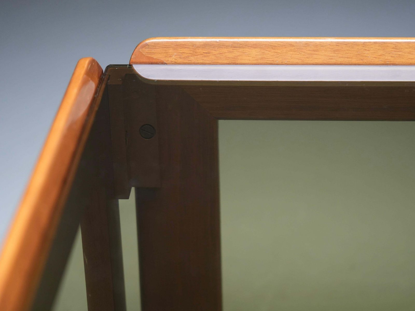 Afra And Tobia Scarpa Coffee Table In Walnut And Glass, Italy, 1960's photo Furniture
