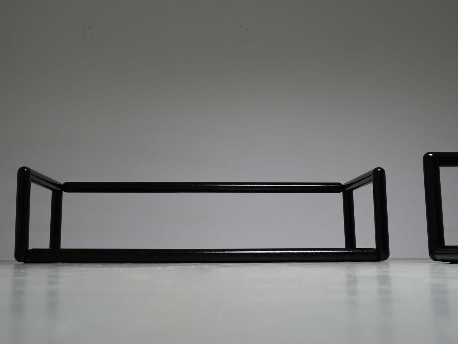 Set Van 4 Eerste Editie Carlo Scarpa 'Cornaro' Sofa's Voor Simon, Italië, Jaren 1970 photo vintage