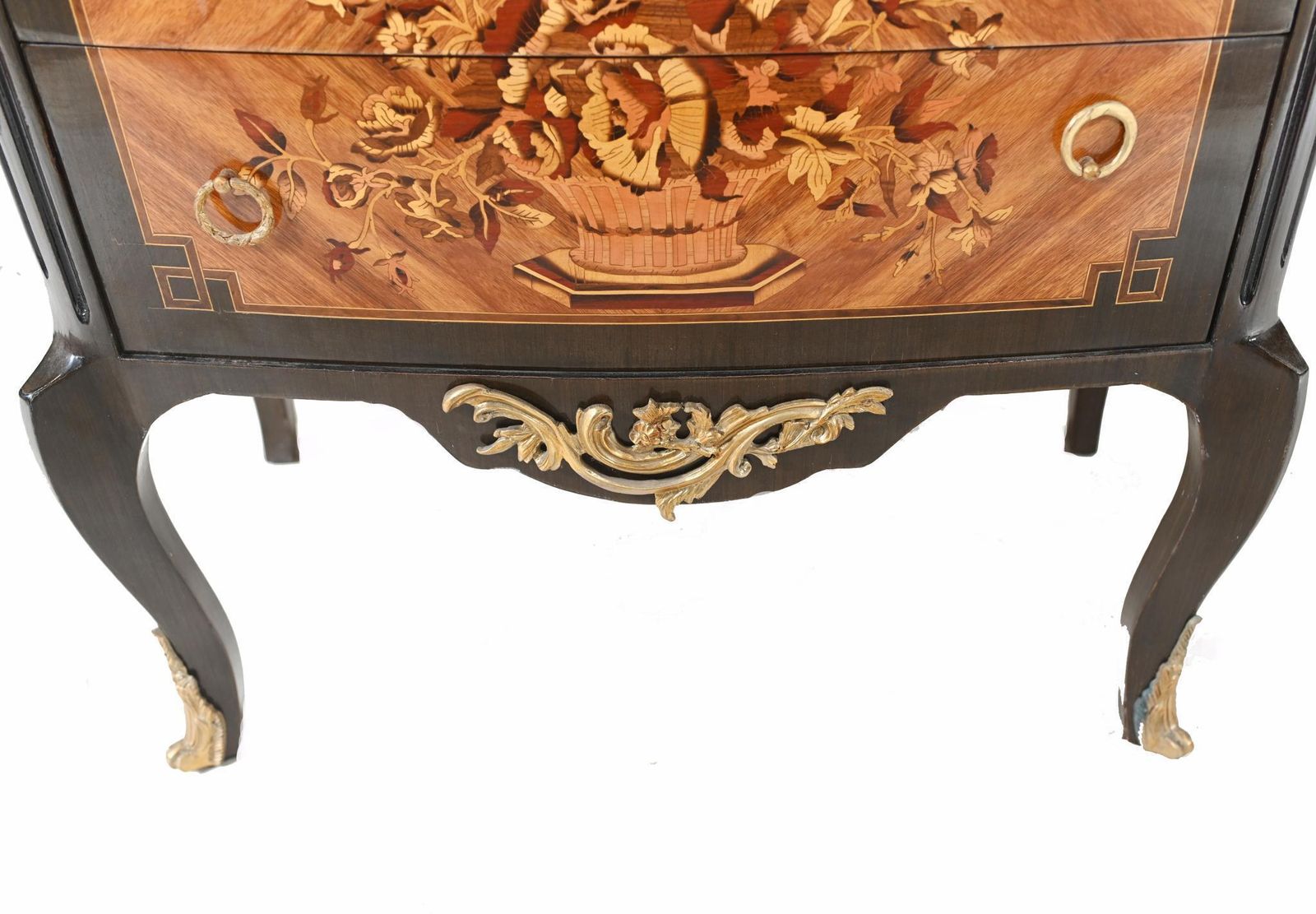 French Commode Louis XVI Chest Drawers Inlaid photo vinterior