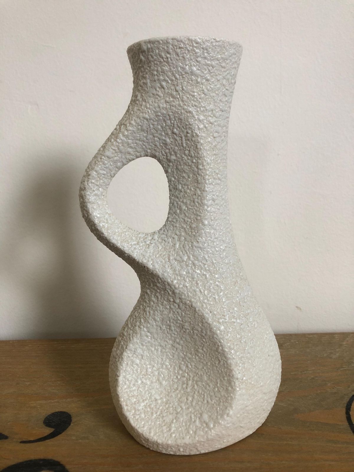 Vintage Sgrafo Modern Coral Vase – Peter Müller Design, West Germany, 1960s Mid Century Art Pottery photo furniture