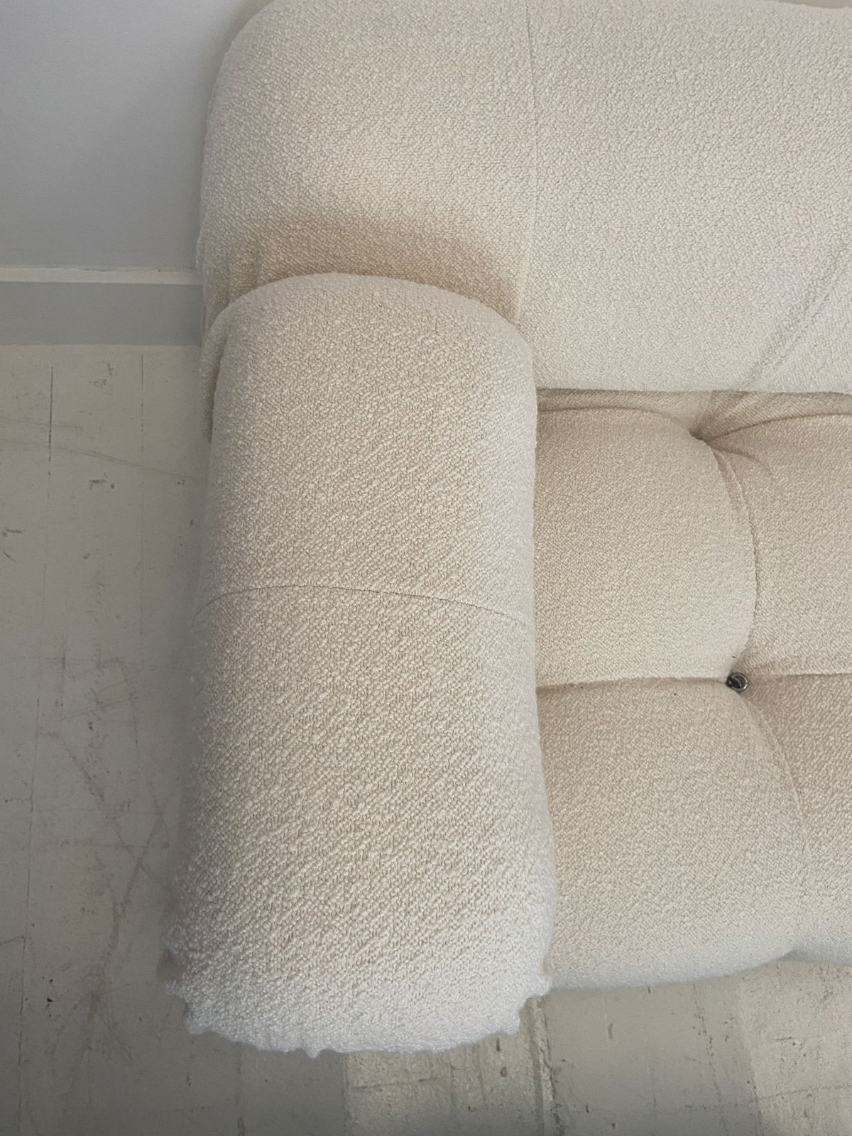 C&B Ivory Boucle Camaleonda Modular Sofa (Dedar Karakorum 001 Upholstery) photo Furniture