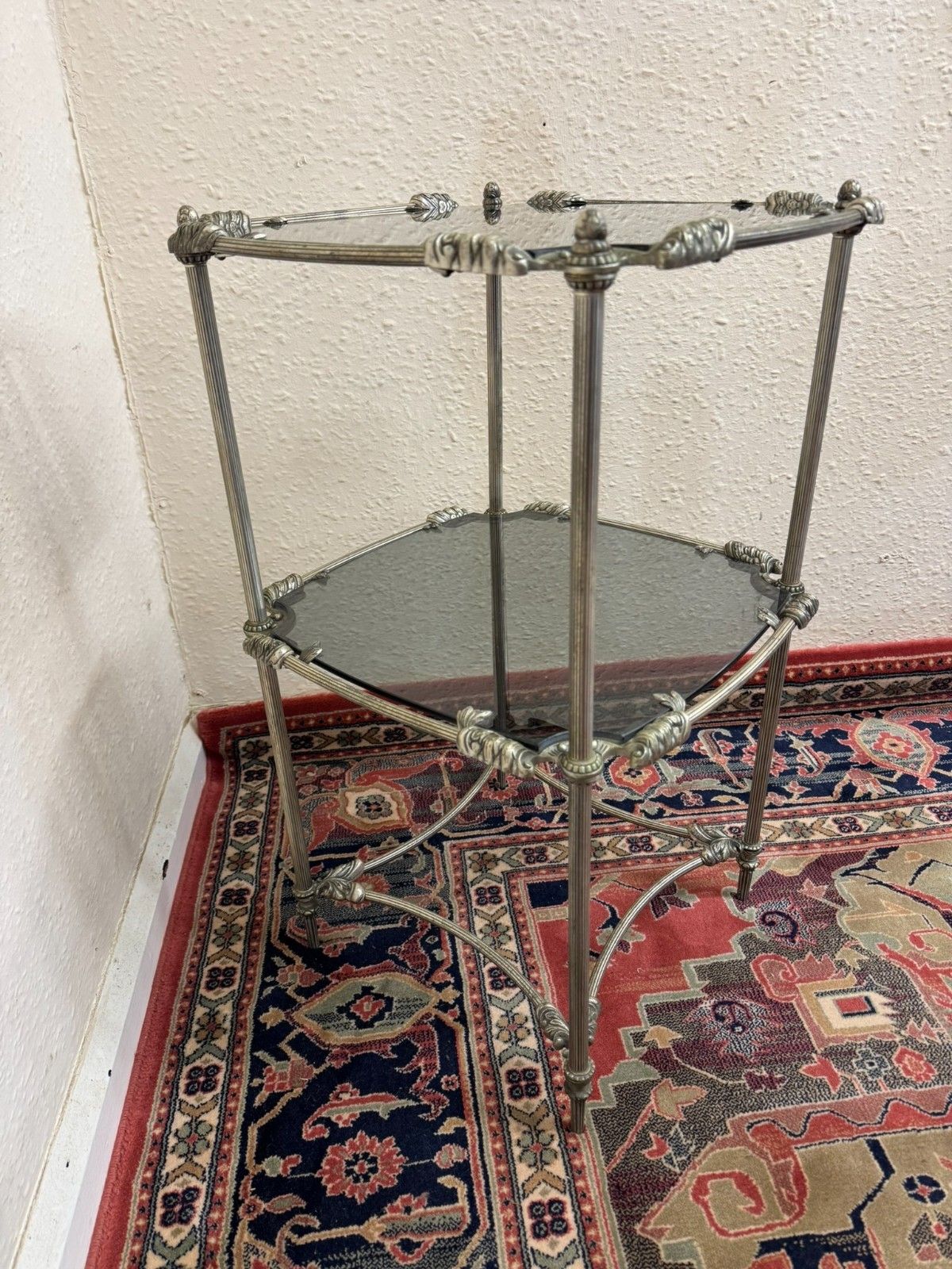 Fabulous Quality French Metal Accent Table Circa 1930 photo buy