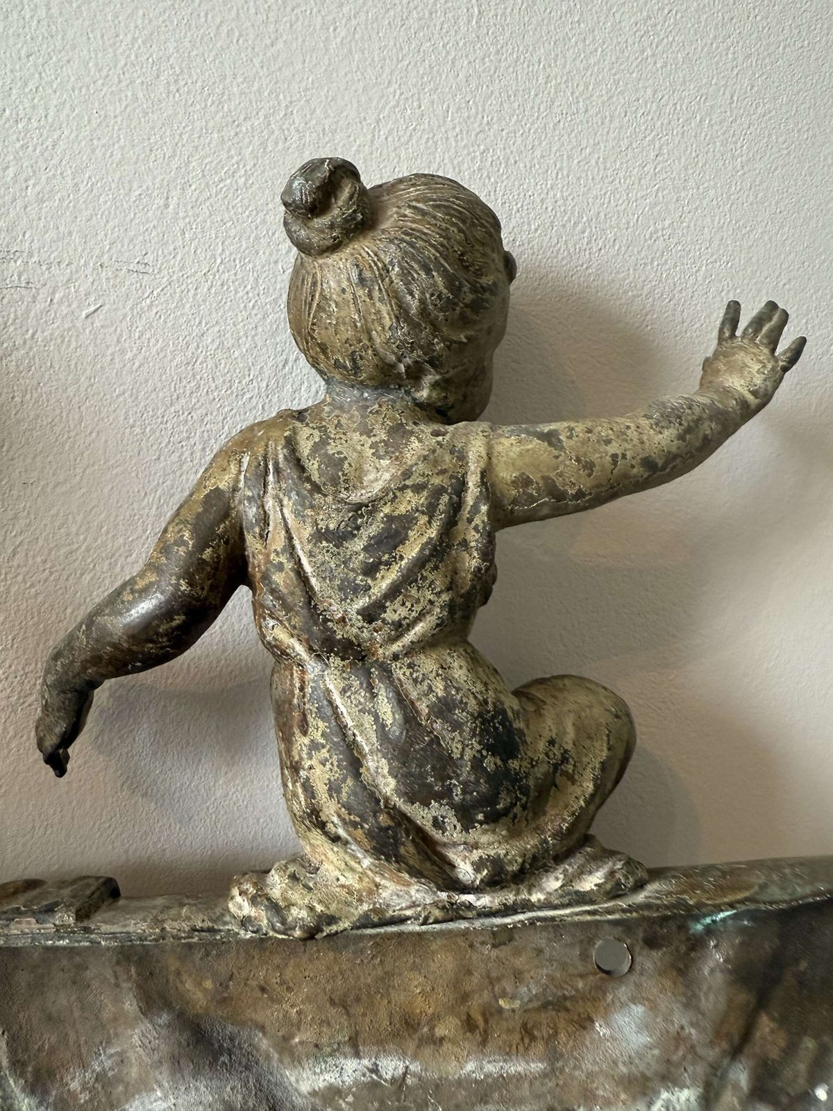 photo for sale Pair Of 19th Century Patinated Putti