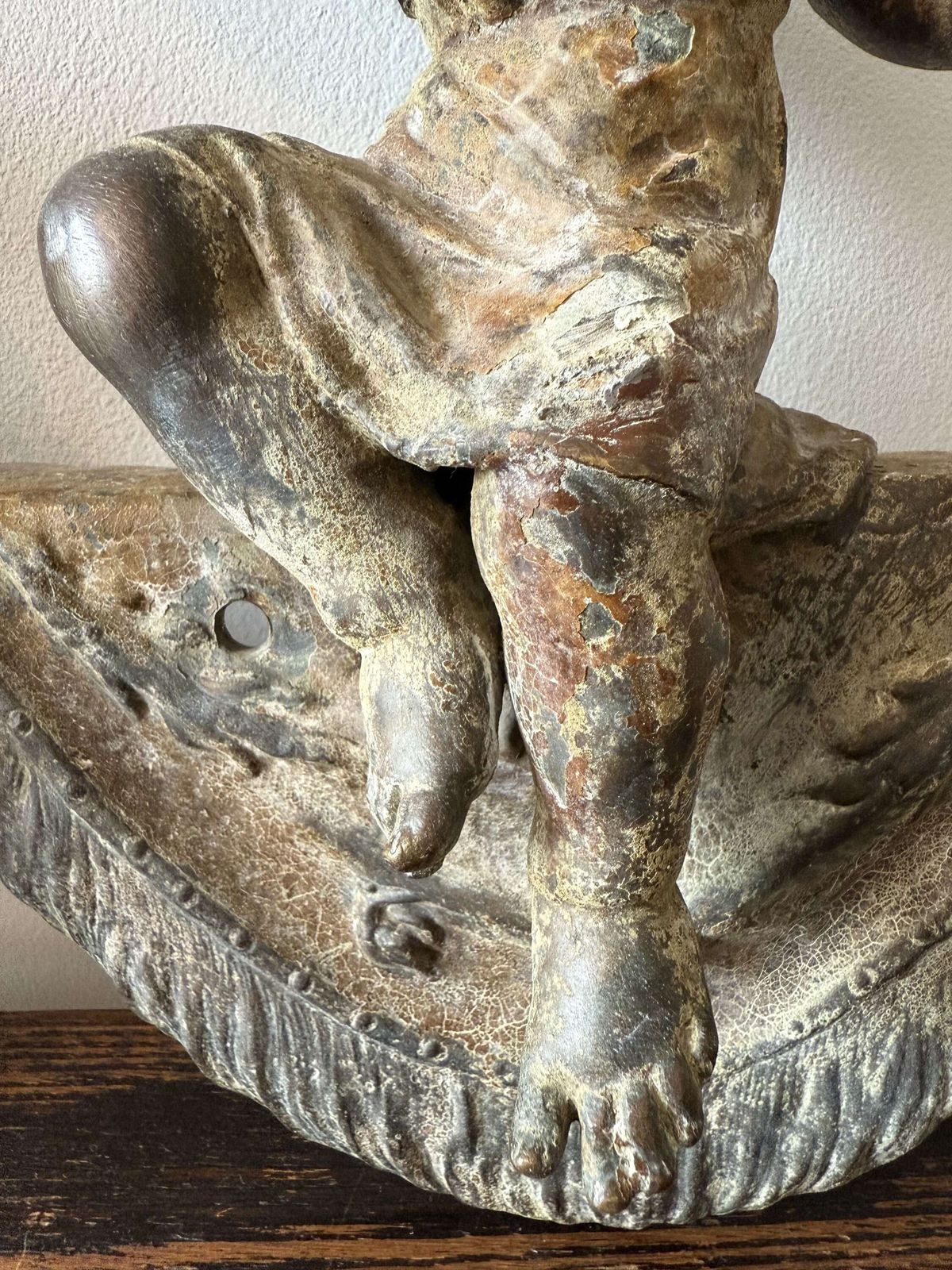 photo buy Pair Of 19th Century Patinated Putti