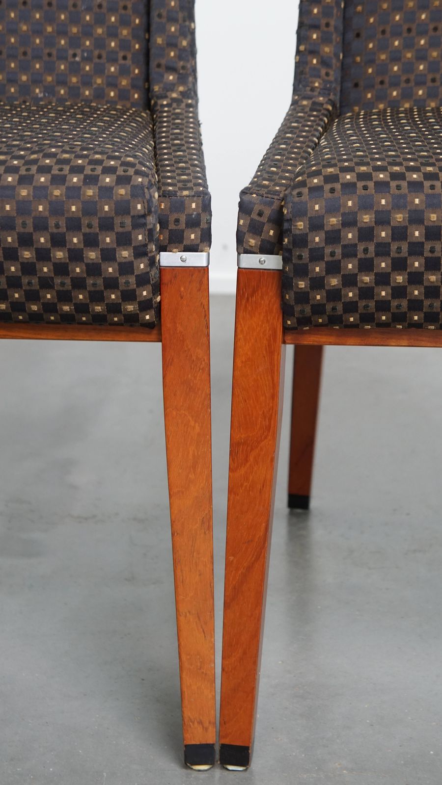 Meubels Set Van 4 Bijzondere Art Deco Eetkamerstoelen photo