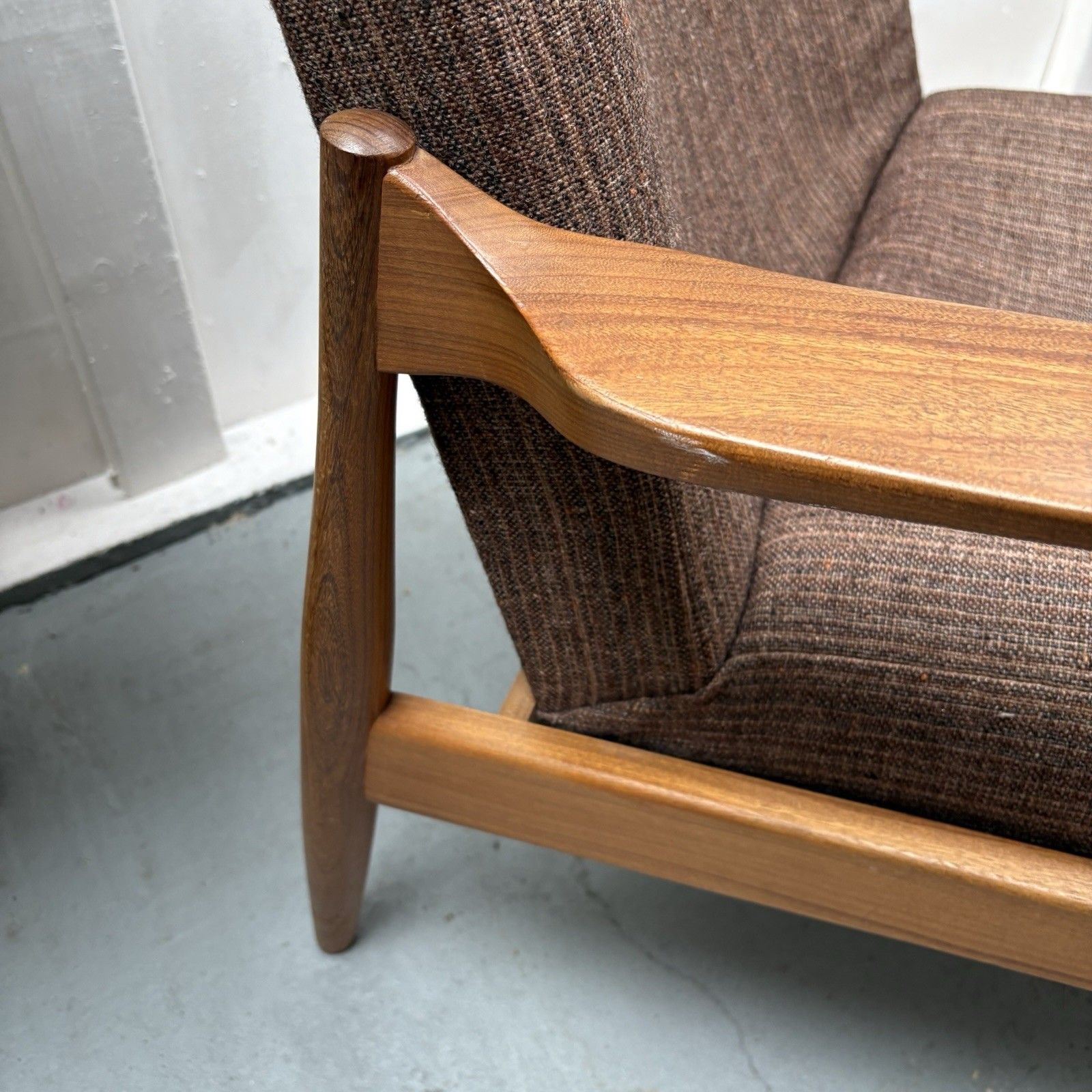 1960s Ib Kofod Larsen G Plan Danish Range Afrormosia '6248' Lounge Chair photo buy