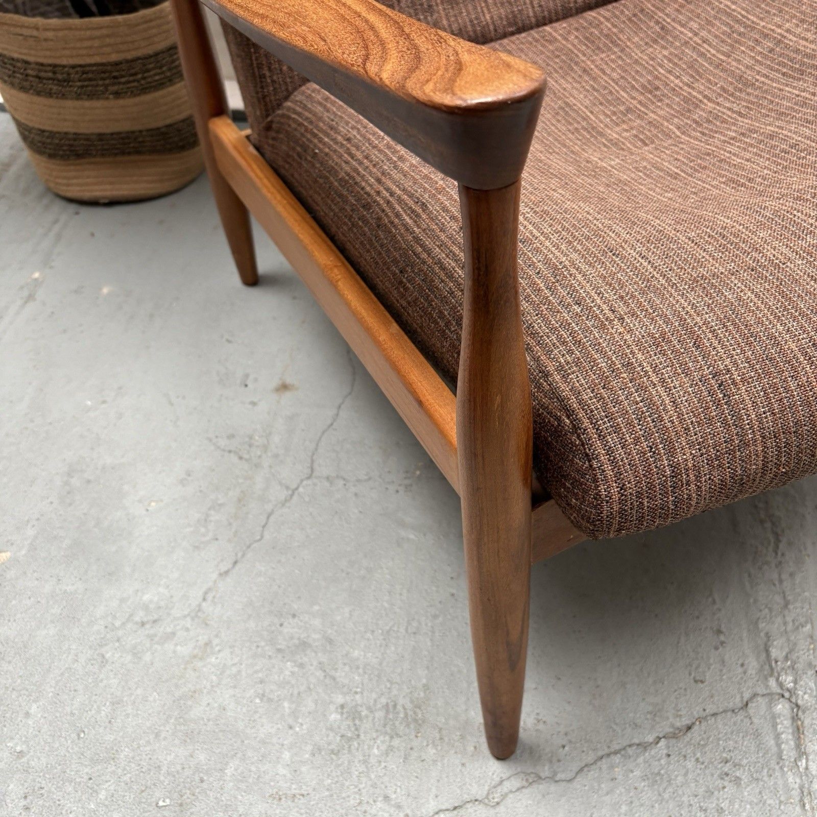 1960s Ib Kofod Larsen G Plan Danish Range Afrormosia '6248' Lounge Chair photo vintage