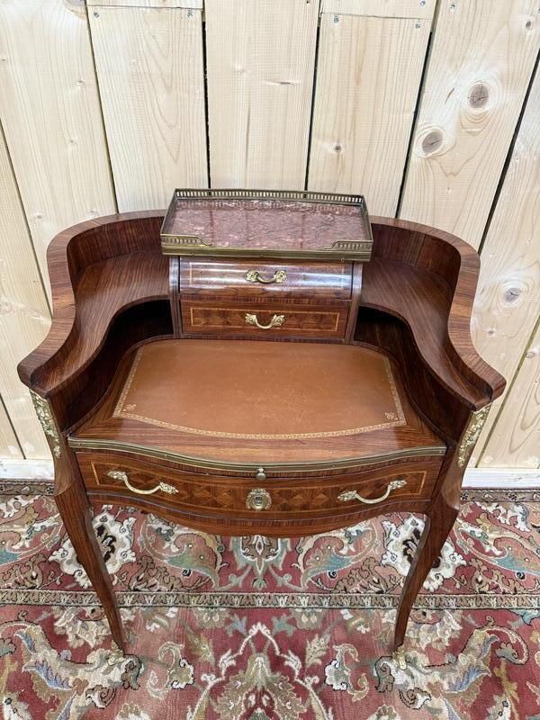 Bureau De Dame   Bonheur Du Jour Style Transition En Marqueterie photo buy