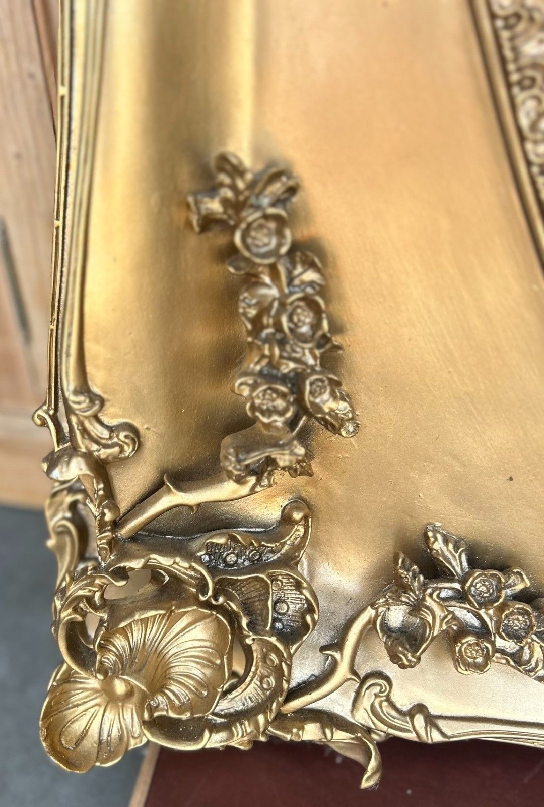 Vintage Laura Ashley Beth Gold Gilt Framed French Louis Floor Standing Mirror photo Home Decor