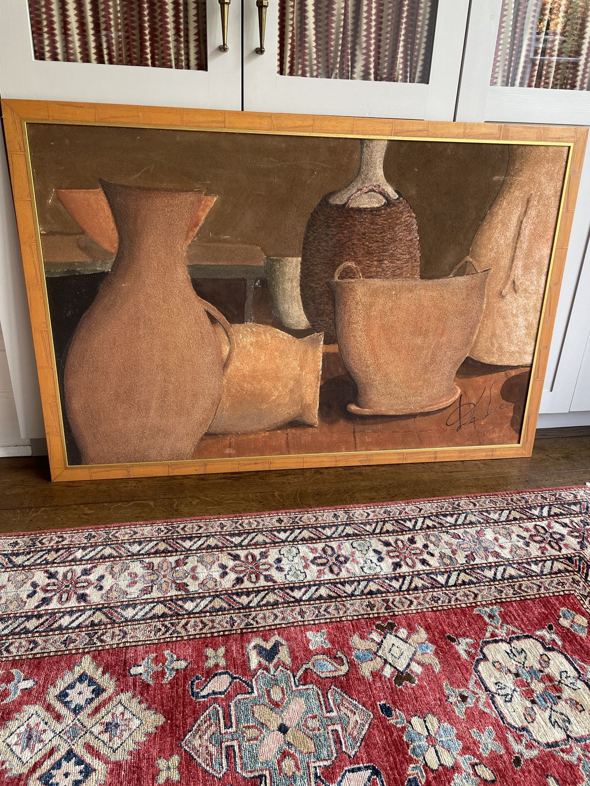 photo buy An Oversized Painting Of A Provincial Theme Signed