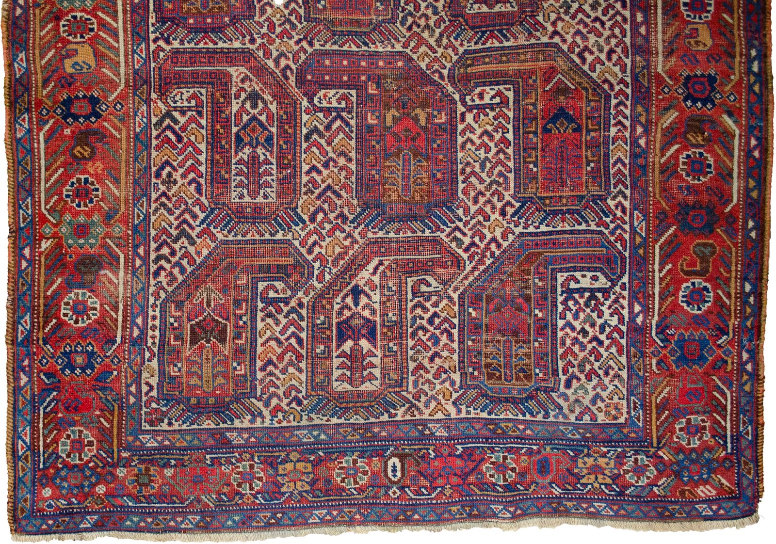 Antique Khamseh Rug 178x134cm, 1900s photo vinterior
