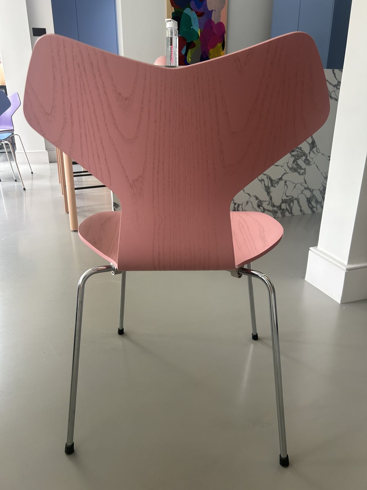 Set Of 6 Arne Jacobsen Grand Prix Chairs For Fritz Hansen photo buy