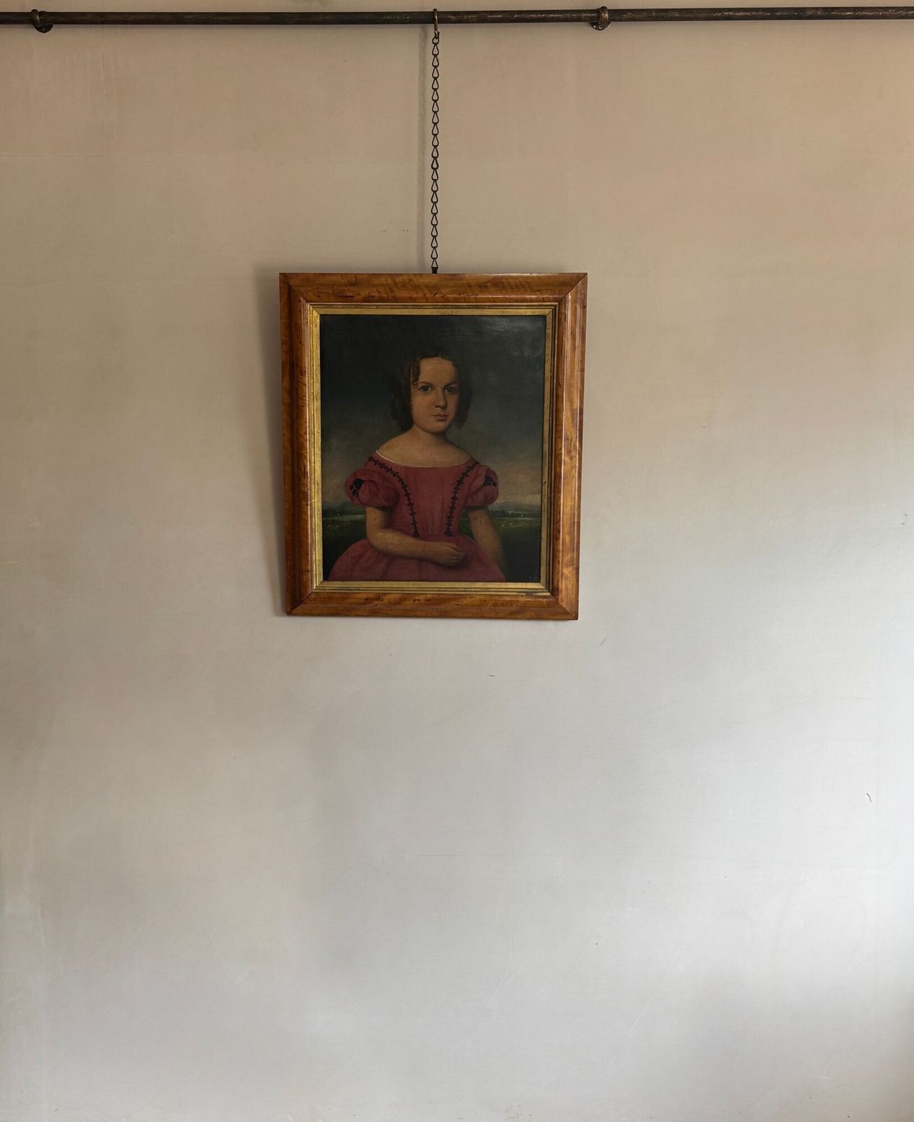 photo furniture English Naive School Portrait, 1800s