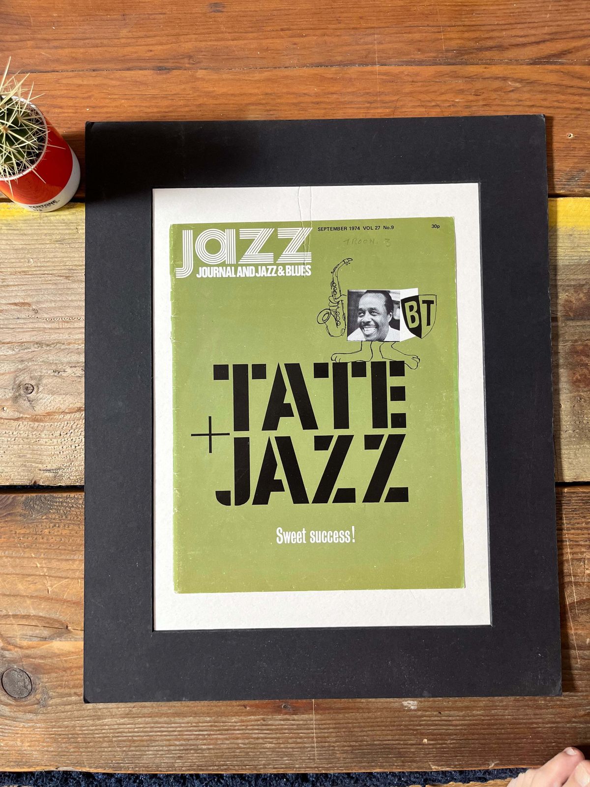 Vintage Jazz Journal Magazine Cover Artwork   1974 photo Art
