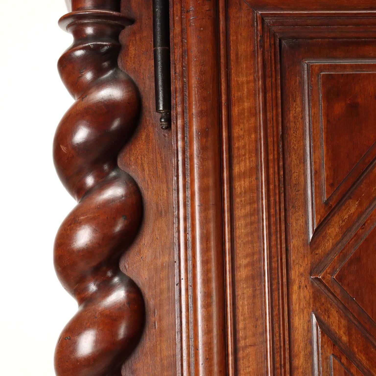 Antique Cupboard Walnut Double Top Provence XVIII Century photo 2240.0