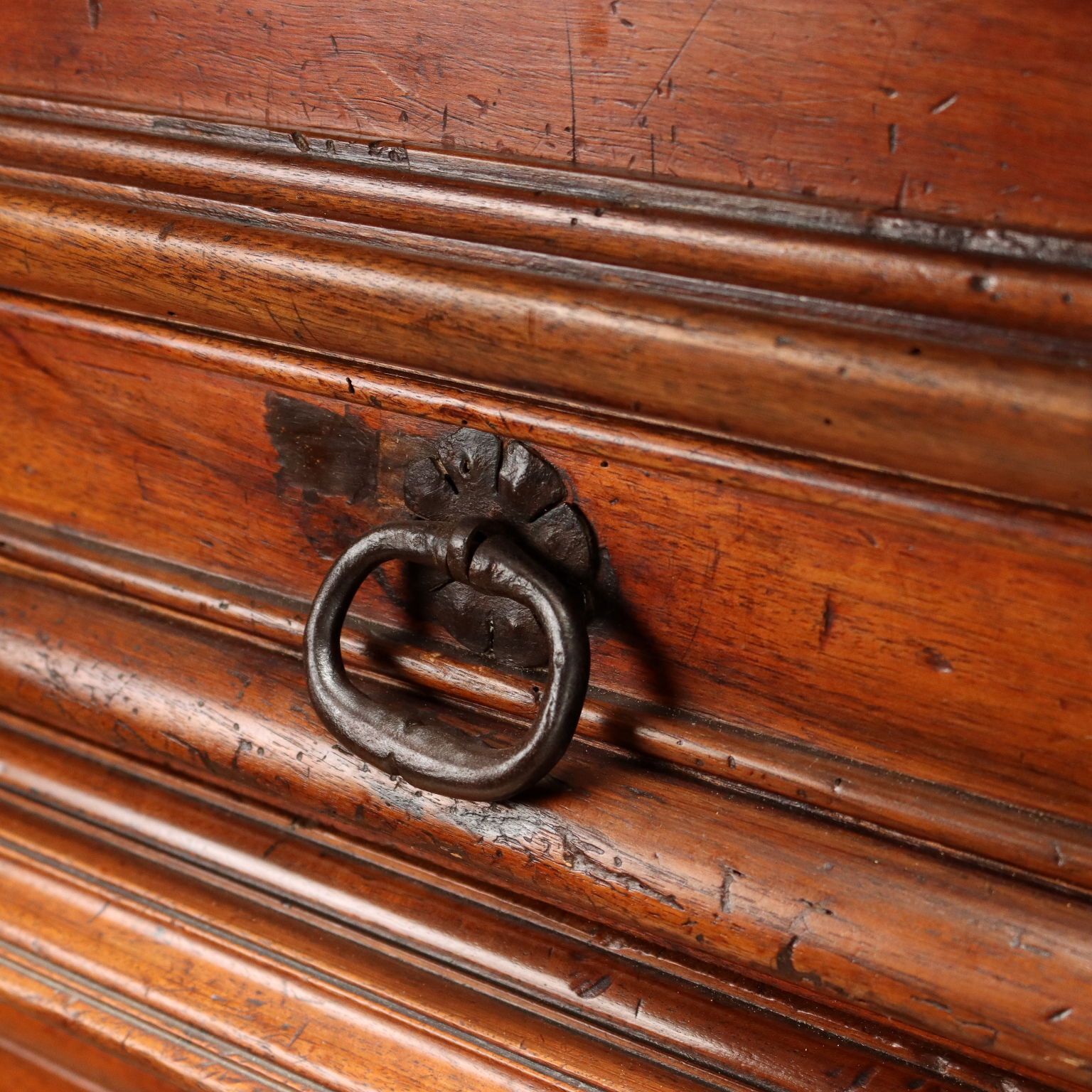 Antique Cupboard Walnut Double Top Provence XVIII Century photo vinterior