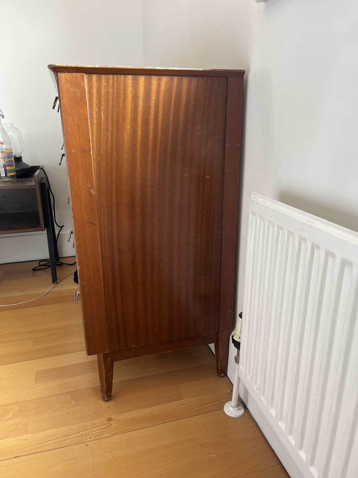 Midcentury ‘Lebus’ Teak And Brass Chest Of Drawers photo vinterior