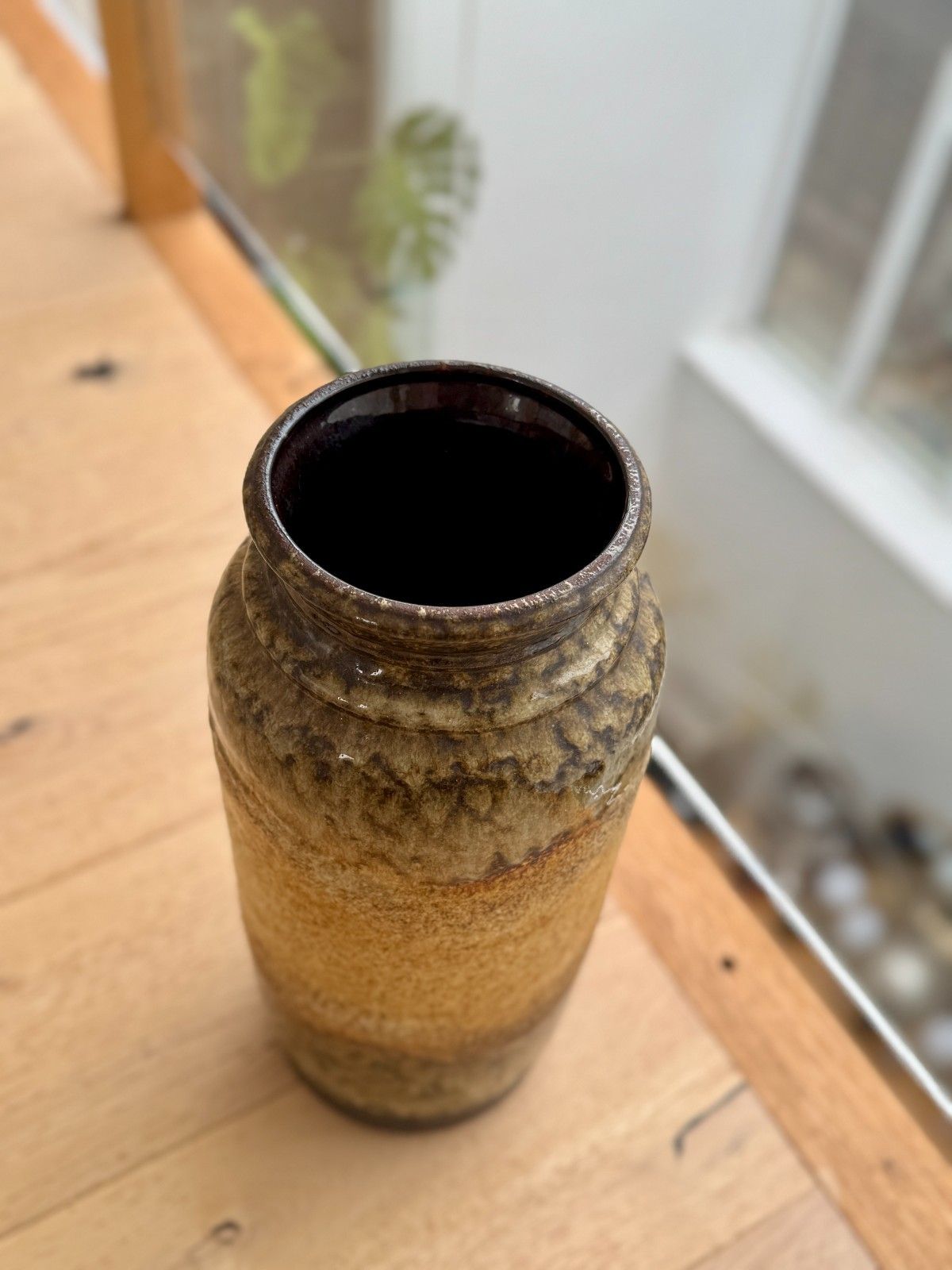 60.0 Mid Century Bay Keramik Fat Lava Floor Vase 630 40 photo