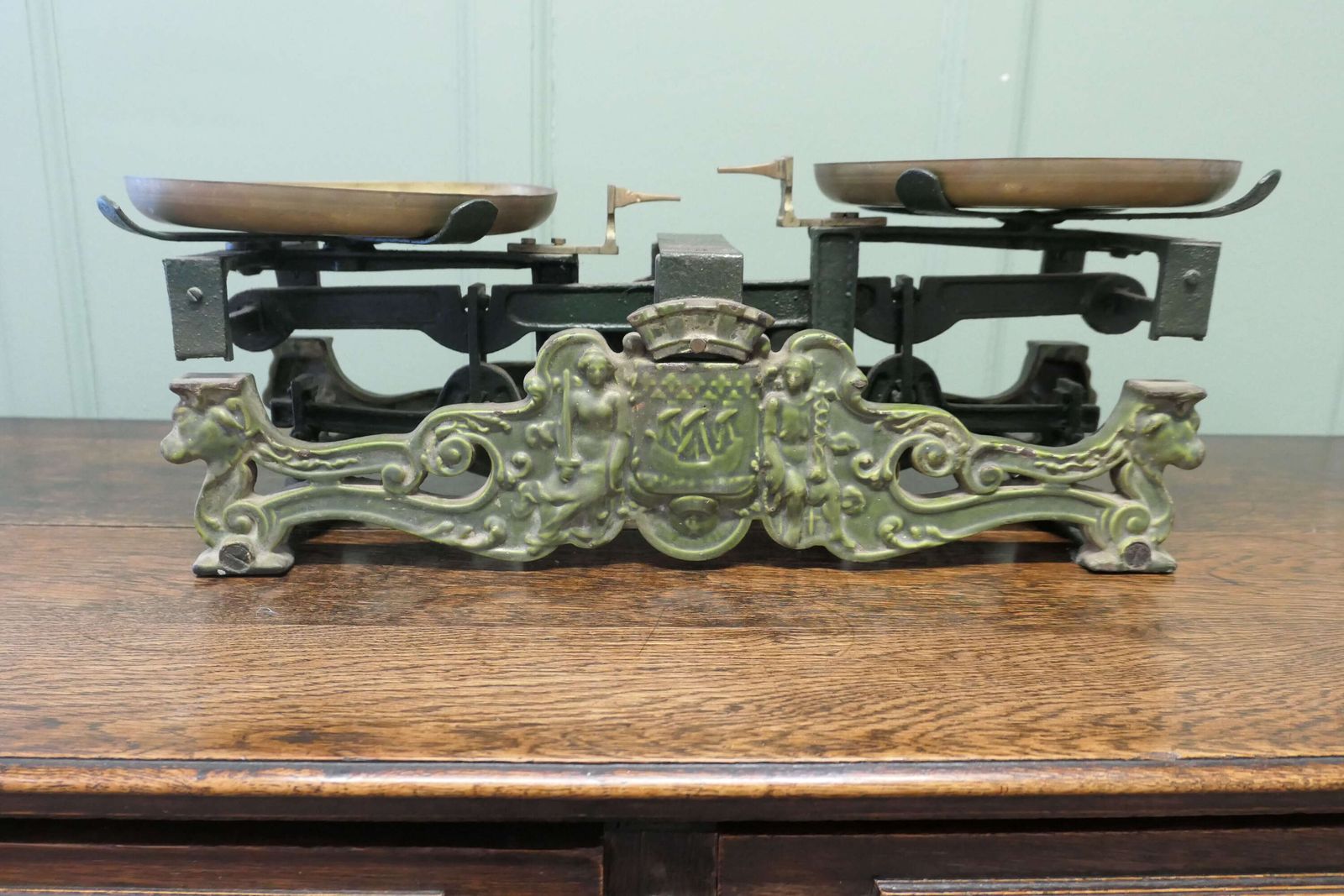 Attractive 19th Century French Grocer’s Balance Scales photo furniture