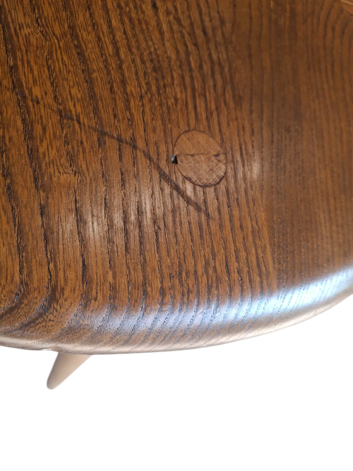 photo furniture Vintage Ercol Elm & Beech Pebble Nest Of Tables