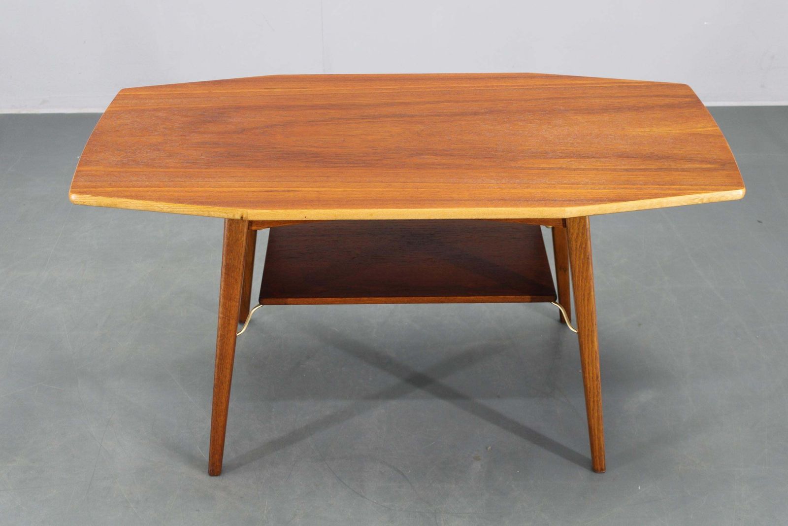 1960s Danish Teak And Oak Coffee Table photo furniture