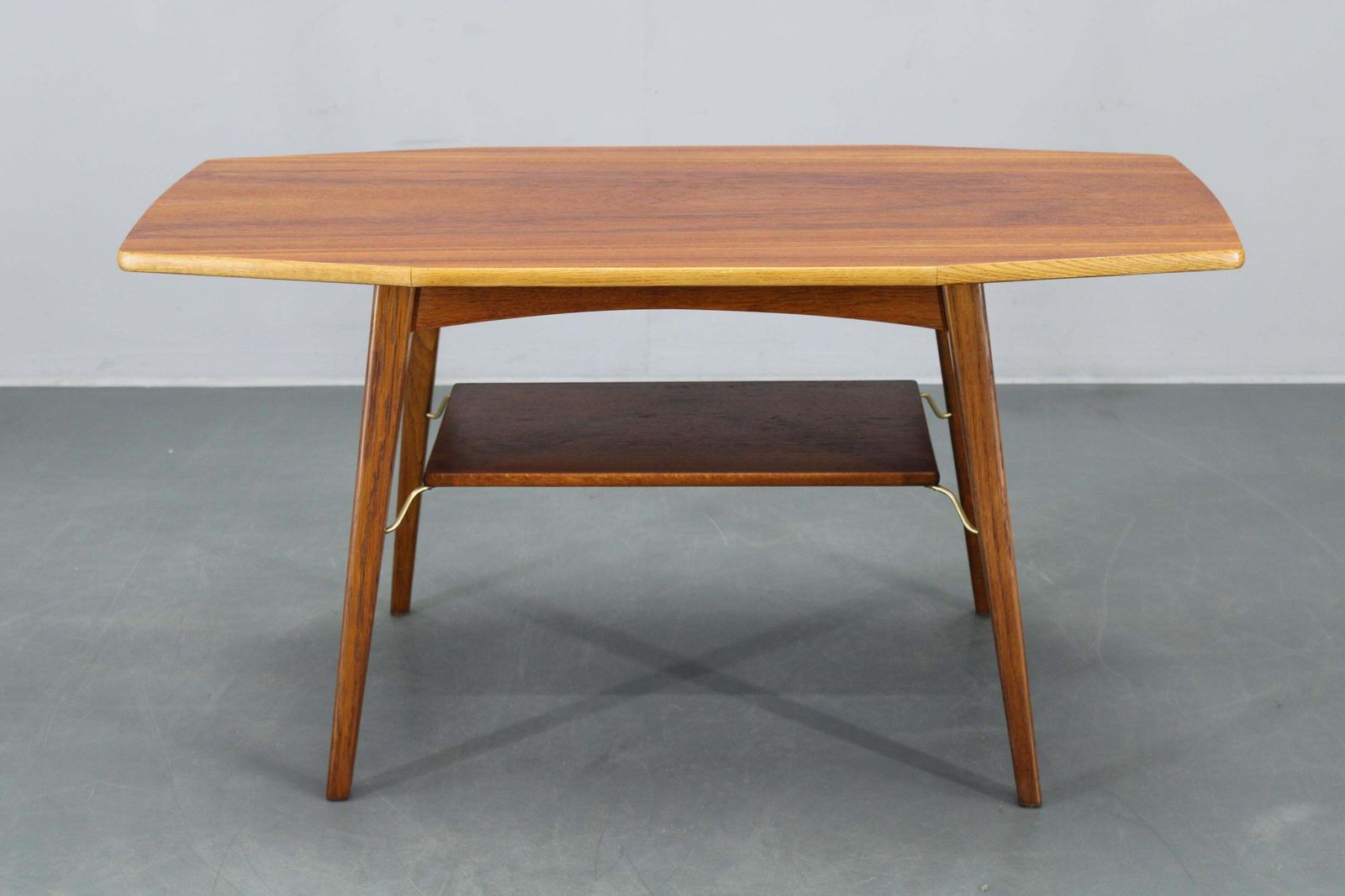 1960s Danish Teak And Oak Coffee Table photo vinterior