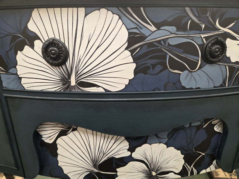 Blue Serpentine Sideboard photo Furniture
