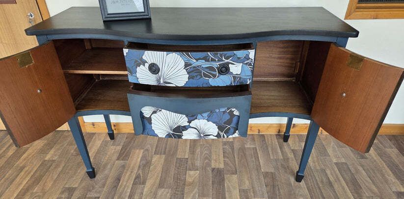 Blue Serpentine Sideboard photo furniture